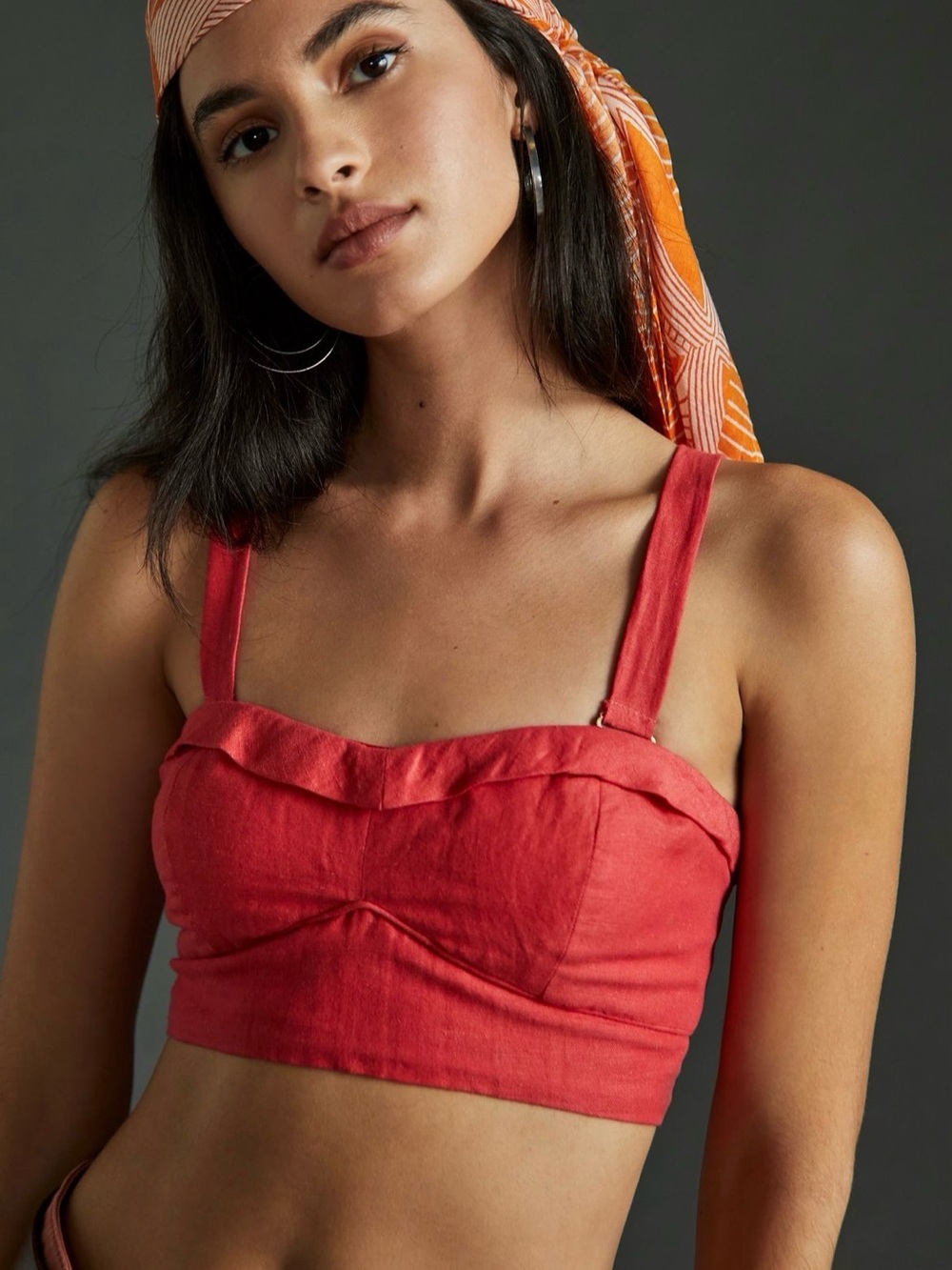 Anthropologie Maeve Bustier Top Size S